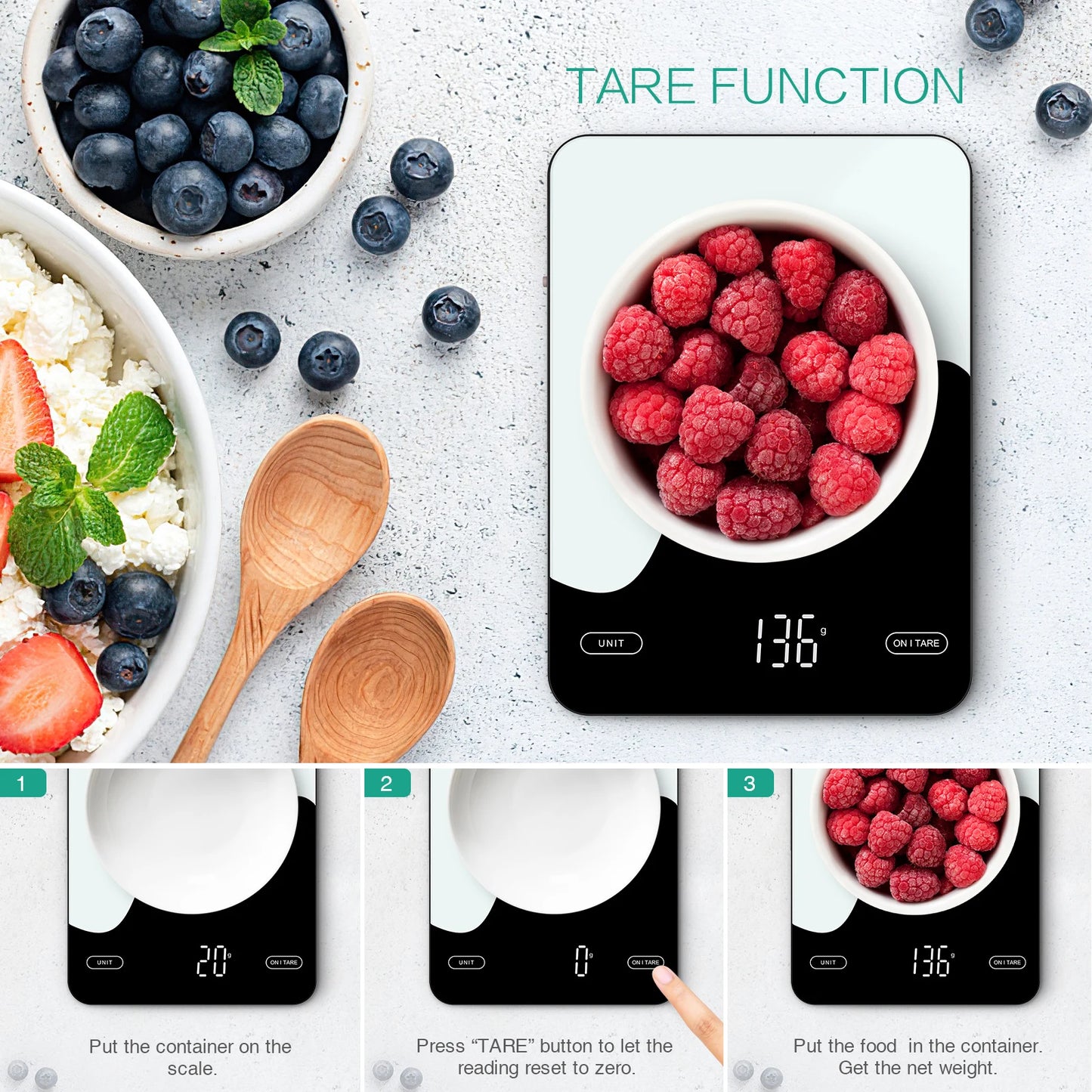 Smart Nutrition Kitchen Scale - Decorsimplycity