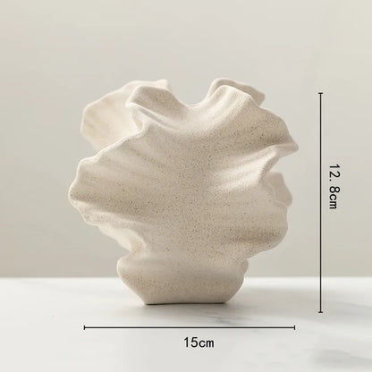 Petal Waves Porcelain Vase - Decorsimplycity