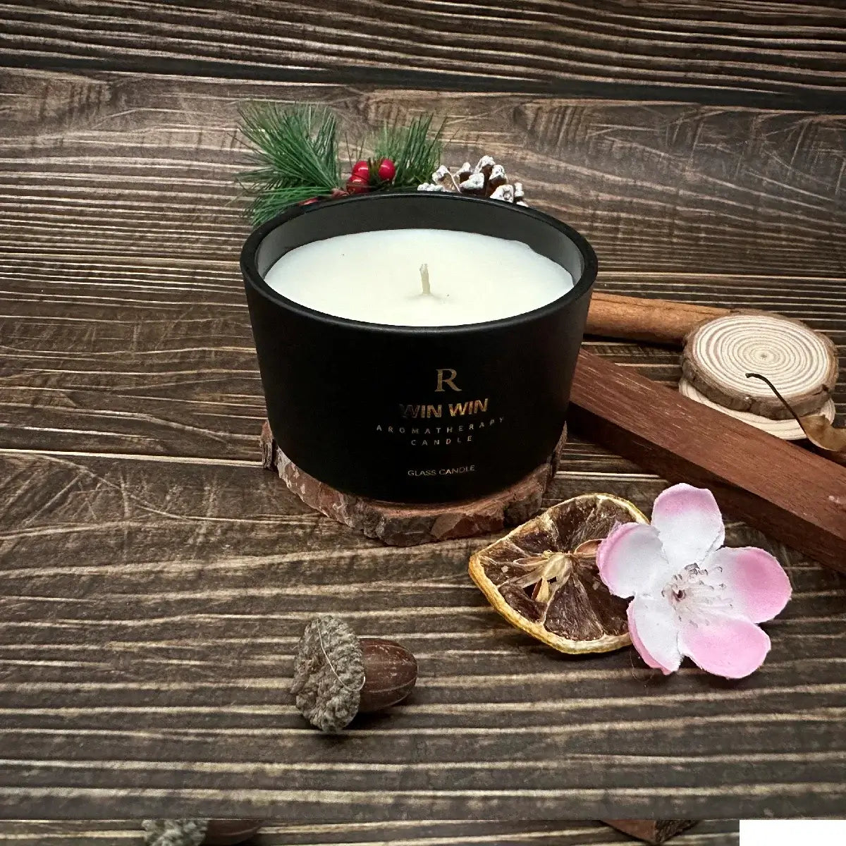 Lavender Rose Soy Candle for Relaxation - Decorsimplycity