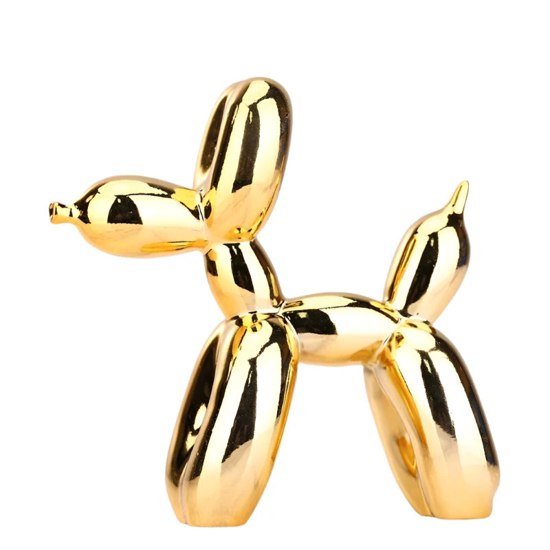 Mini Ceramic Balloon Dog Statue - Decorsimplycity