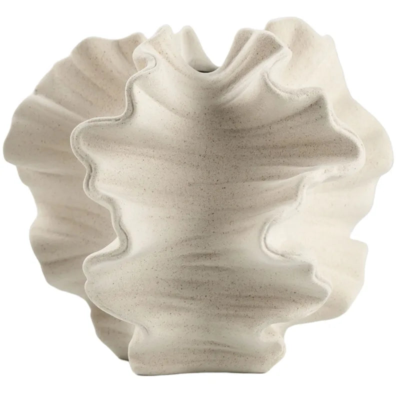 Petal Waves Porcelain Vase - Decorsimplycity