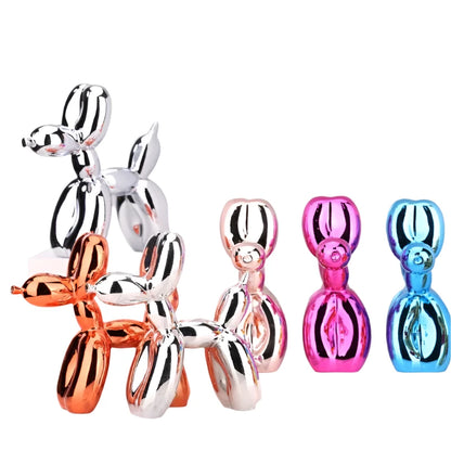 Mini Ceramic Balloon Dog Statue - Decorsimplycity