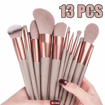 Soft and Fluffy Makeup Brush Set - Decorsimplycity