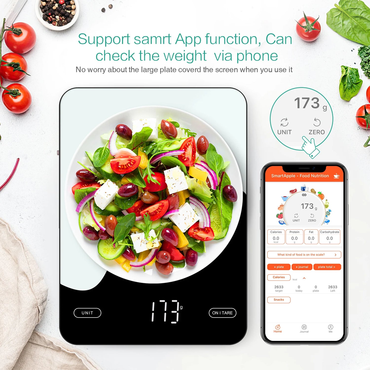 Smart Nutrition Kitchen Scale - Decorsimplycity